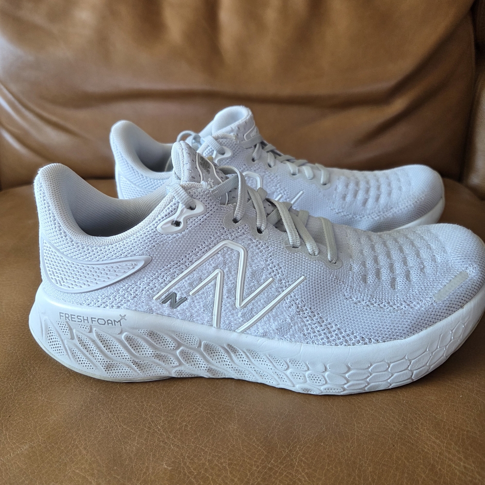 New Balance Women's Fresh Foam X 1080 v12 Running Shoes - Light Gray - Picture 6 of 10